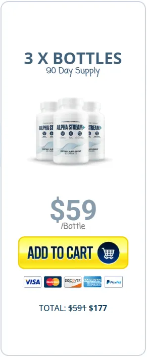 Alpha Stream Plus three bottles order